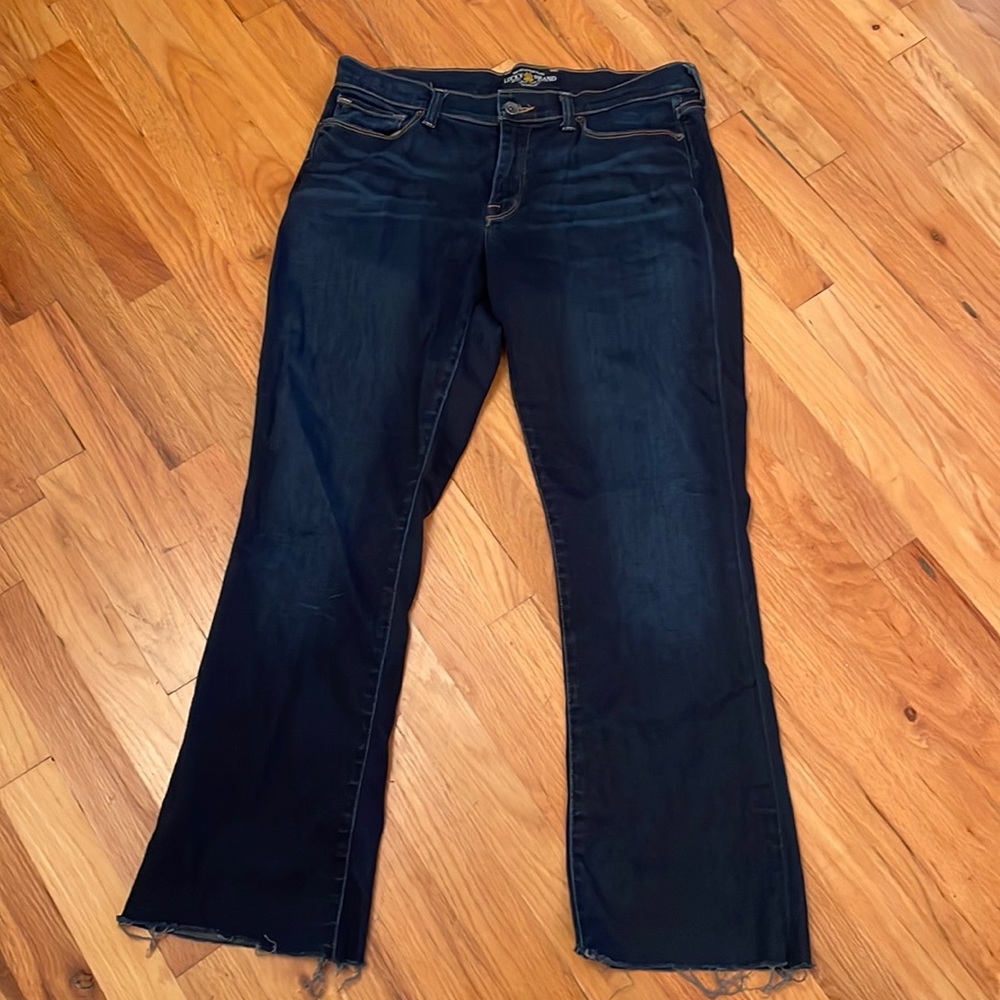 Lucky Brand Sofia Boot Jeans. Dark Wash . Size 10/30 Regular. Stretch  EUC